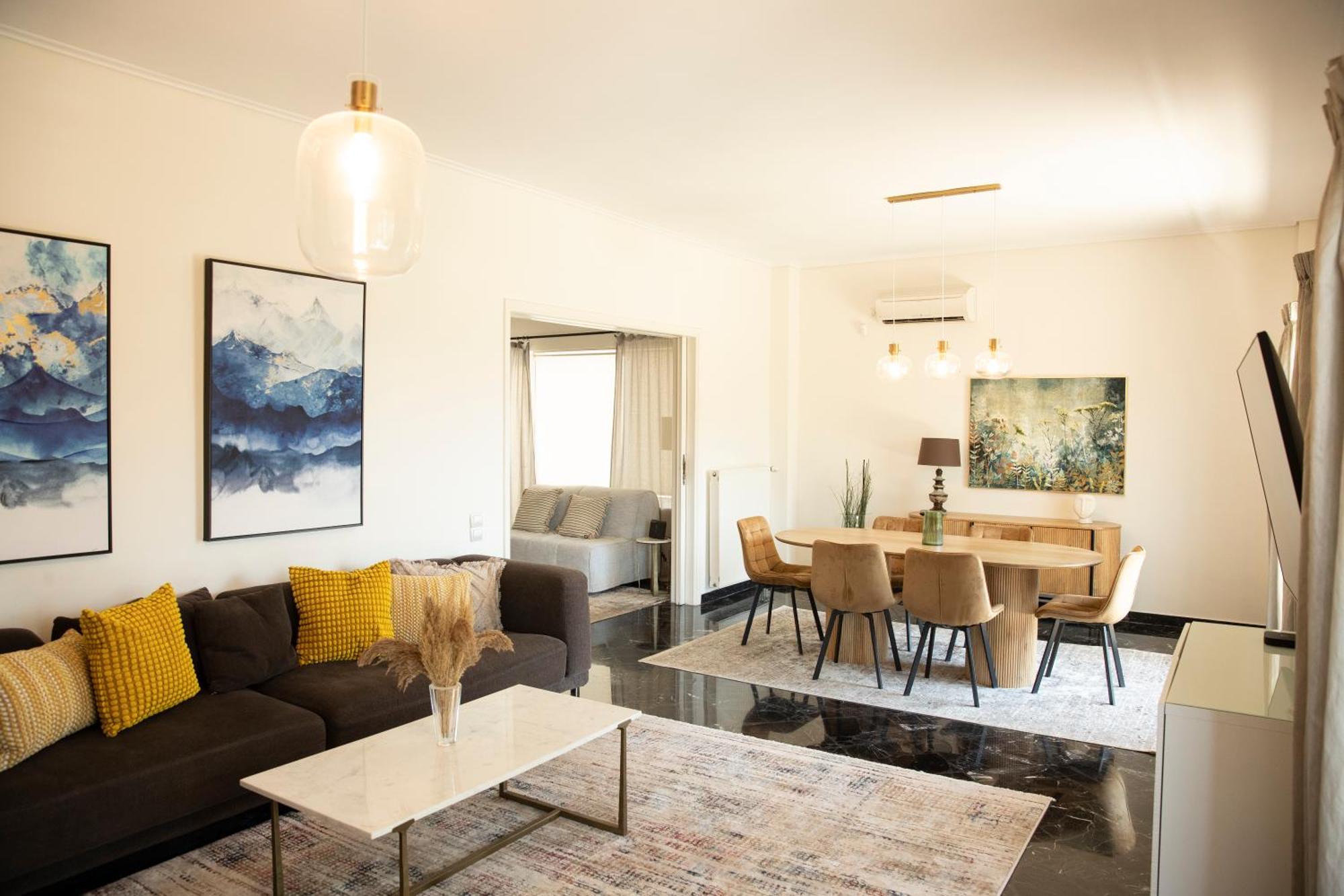 Spacious Glyfada Golf 4Br -Near Beach + Shops Athens Ngoại thất bức ảnh